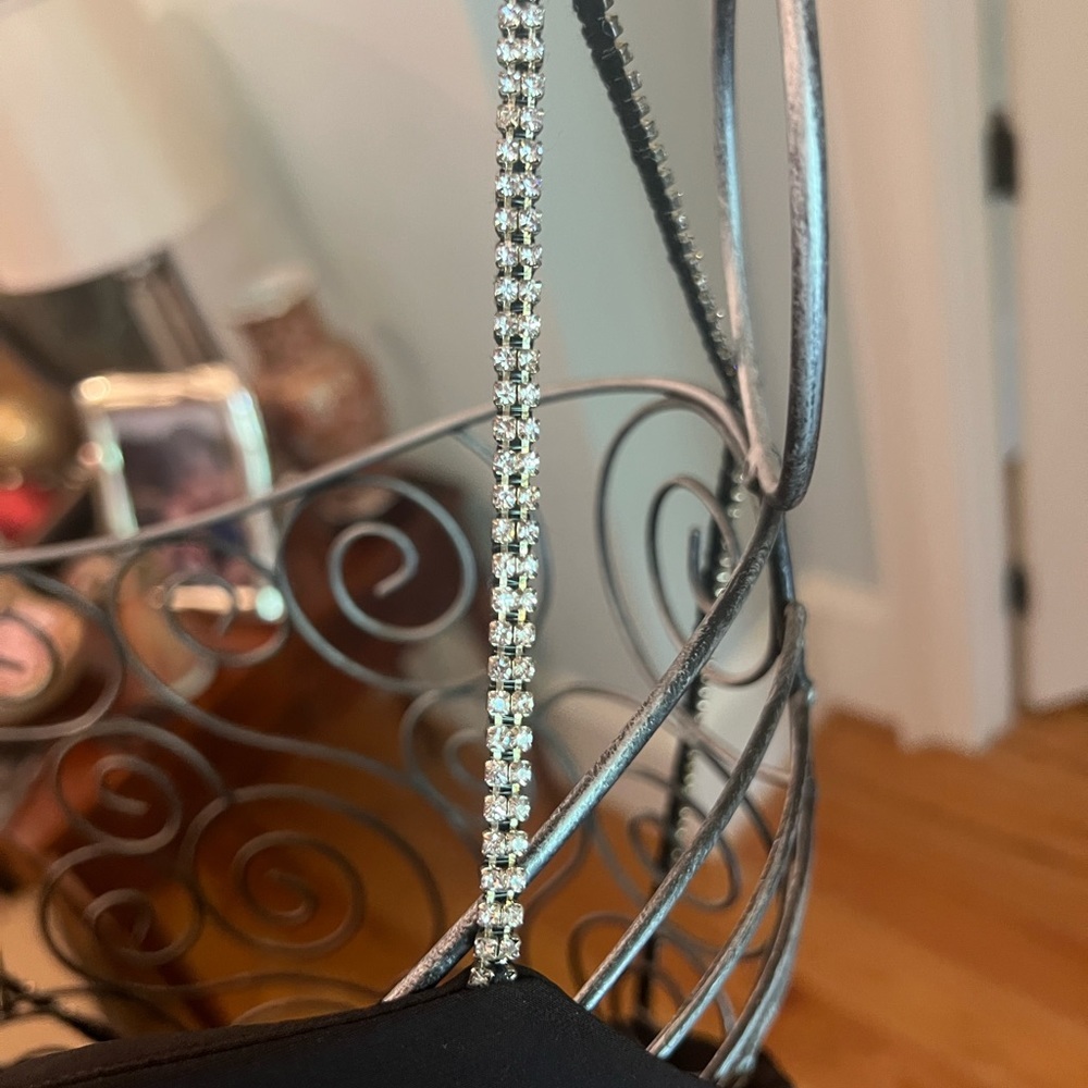 NBD Rhinestones Dress | Black mini dress with rhinestone straps | NBD on Revolve - Picture 4 of 6